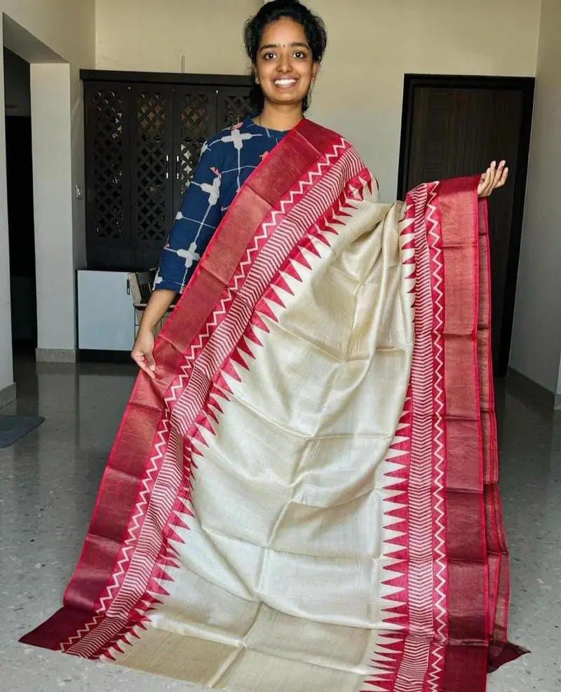 Semi Tusshar silk saree - Image 1 in Hyderabad